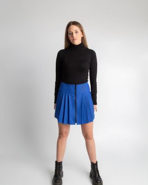 Mini falda azul